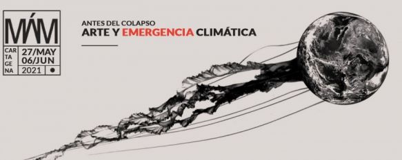 El ilustrador se ha servido de imágenes visualmente potentes para apelar a la crisis climática. // Juan Fardo