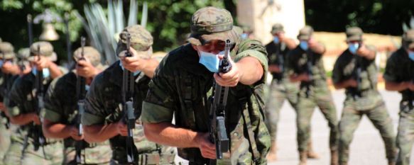 Las unidades de La Legión en Ronda reciben a 66 nuevos legionarios tras superar la UFAL, Los aspirantes han recibido el gorrillo que los acredita como Damas y Caballeros Legionarios en un acto presidido por el general Melchor Marín, jefe de la BRILEG, 08 Jul 2021 - 18:43