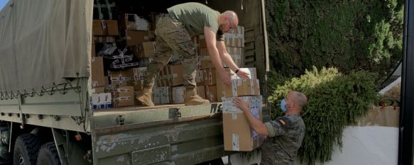 El Colegio Fernando de los Ríos envía 235 cajas a Bamako y Koulikoro a través de La Legión, La entrega se enmarca en el proyecto solidario “Una sonrisa para Mali”, que el centro de la Fundación Unicaja emprendió en 2014 para ayudar a la población local, 14 Jul 2021 - 12:55