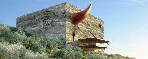 LA Almazara será un edificio monumental, un cubo de hormigón ecológico con símbolos representativos de la cultura andaluza. // LA Organic