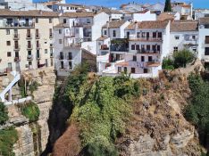 Viña del Tíbet, acacias, agaves y chumberas en la cornisa del Tajo // José Gómez Zotano