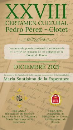 Cartel oficial del concurso de poesía para escolares  // CharryTV