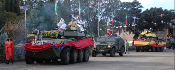 Los Reyes Magos de Oriente llegan al Cuartel de La Legión en Ronda, Se ha celebrado una Cabalgata en el Patio de Armas del Acuartelamiento de nuestra ciudad, 05 Jan 2022 - 12:44