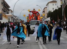 La cabalgata de Reyes recorrió las vías más anchas de la ciudad para cumplir con la normativa sanitaria // Manolo Guerrero