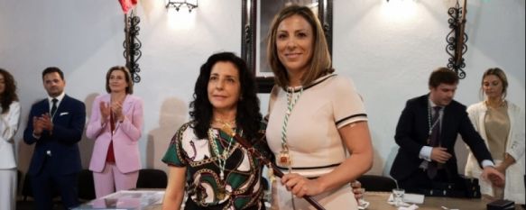 Josefa Valle y Mª Paz Fernández durante la toma de posesión en 2019 // CharryTV
