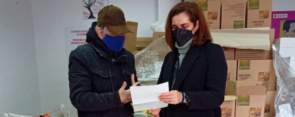 Antonio Lasanta junto a Cristina Durán en el Centro Cívico Juan Carlos I // Ayto. de Ronda