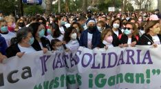 Los participantes partieron de la Alameda del Tajo en torno a las 11:30 de la mañana del domingo. // CharryTV