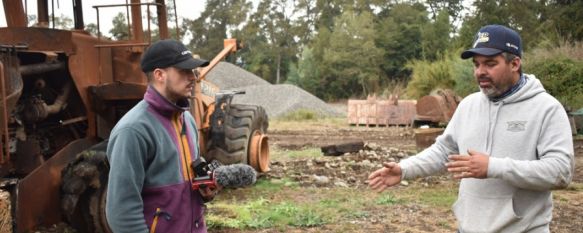 Hace un año, Azábal tuvo la oportunidad de entrevistar a con líderes indígenas y mapuches en Chile. // Guillermo Azábal