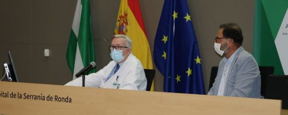 En los últimos días el director gerente, Francisco Javier Vadillo, y el delegado provincial de Salud, Carlos Bautista, han mantenido un encuentro con profesionales sanitarios de diversos perfiles. // AGSS