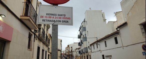 Ya se han instalado señales fijas de tráfico en la zona centro de la ciudad // Paloma González 