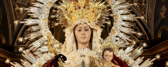 La Patrona de Ronda procesionará por calles por las que no suele hacerlo, en su salida el próximo domingo. // Hermandad de la Paz Ronda