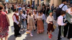 Los escolares rondeños han sido los protagonistas del pasacalles infantil // CharryTV