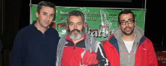 Ácida crítica de Sánchez Gordillo a los mercados, la banca y los gobiernos, Más de 200 personas acudieron al Centro Cultural La Pacheca de Arriate para escuchar al alcalde de Marinaleda, 01 Feb 2012 - 19:24