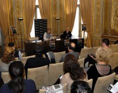 Presentación del I Festival de Cine Político de Ronda en el Salón Cervantes de Madrid. // CharryTV