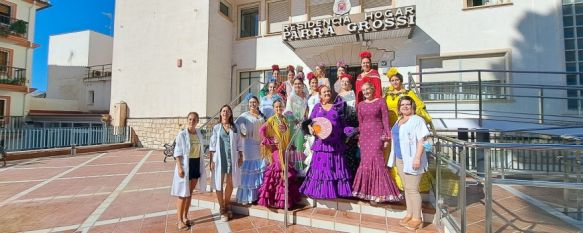 Las Damas Goyescas y su presidenta acercan la feria a varios colectivos, Las representantes de la mujer rondeña han visitado Geroclinic, Parra Grossi o el asilo, así como AROAL, Asprodisis o la Unidad Diurna de Catalina Guerrero, 22 Aug 2022 - 15:25