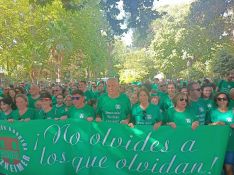 La alcaldesa y varios ediles de Consistorio apoyaron al colectivo participando en la marcha. // Radio Ronda