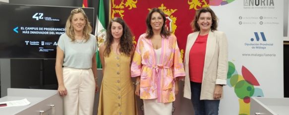 Ronda acoge una parada informativa sobre el campus de programación 42 Málaga , La Diputación Provincial colabora a través de La Noria con el hospedaje gratuito de los alumnos procedentes de los municipios malagueños, 12 Sep 2022 - 15:58