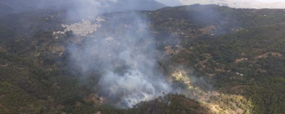 Las llamas se originaron en la zona de La Razuela pasadas las 11.15 horas // Plan INFOCA