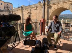 El concejal Ángel Martínez fue uno de los invitados del programa de Charry TV en la terraza del Hotel Don Miguel // CharryTV