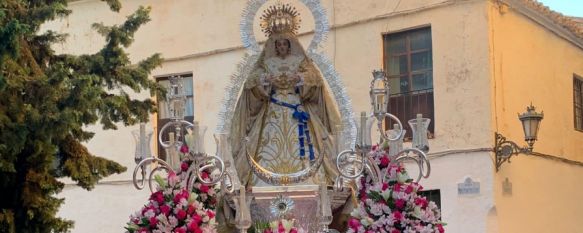 Emoción y devoción en la salida procesional de Ntra. Sra. de la Aurora de Ronda, La Virgen recorrió el centro de la ciudad acompañada de feligreses y hermanos Auroreros , 26 Sep 2022 - 11:20