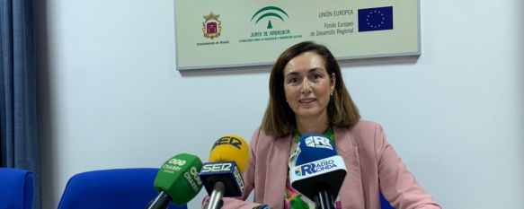 La concejal Cristina Durán en las instalaciones de su delegación en calle Montes  // CharryTV