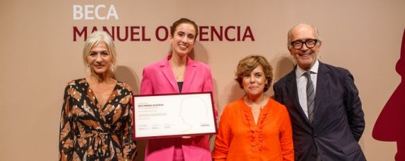 Irene Sánchez Frías recibe una Beca Manuel Olivencia con la que se formará en Lovaina, Gracias a esta ayuda de la Fundación Cuatrecasas, la rondeña cursará un máster sobre en Propiedad Intelectual y Derecho de las TIC en Bélgica que compagina con su tesis, 21 Oct 2022 - 17:34