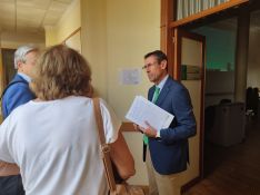 Fernando Fernández ha participado este martes en una jornada que se ha celebrado en las instalaciones de la actual sede de la OCA de Ronda. // Paloma González 