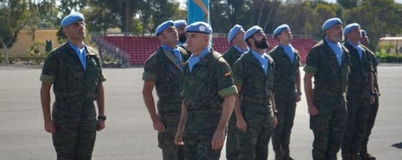 El General de División Melchor Marín, junto a efectivos de la X Bandera Millán-Astray // CharryTV