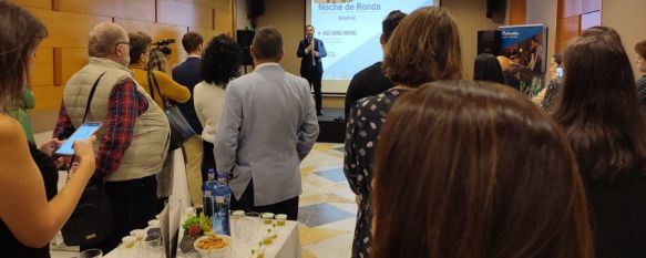 Más de 80 empresarios del sector turístico participan en la Noche de Ronda en Madrid, Turismo de Ronda ha presentado los atractivos de la ciudad en el Hotel Catalonia Gran Vía, 25 Nov 2022 - 11:31