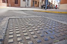 Esta era una de las arquetas desde la que los cacos extraían el cable, en calle Nuestra Señora del Rosario. // Pedro Chito