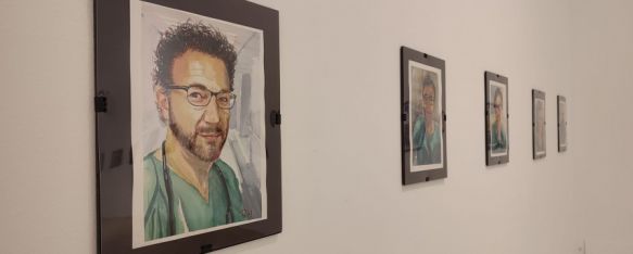 Más de 60 retratos de sanitarios de la Serranía de Ronda en el Convento de Santo Domingo