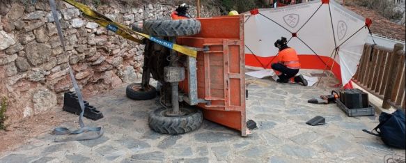 Fallece un trabajador de 56 años en Atajate al caerle un tractor encima, Las causas del accidente, aún desconocidas, ya están siendo investigadas por la Guardia Civil, 02 Feb 2023 - 16:47