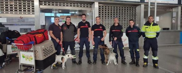Bomberos de Ronda parten hacia Turquía para colaborar en la zona afectada por el terremoto, Forman parte de un contingente del CPB de Málaga, provisto de perros y material de salvamento, 07 Feb 2023 - 12:33