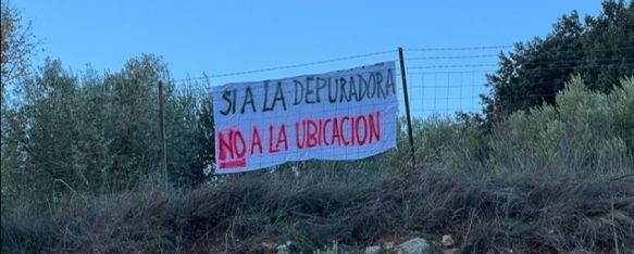 Los vecinos de la zona no están de acuerdo con el lugar elegido para instalar la estación de depuración de aguas.  // Silvema