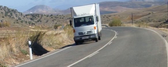 En este punto de la carretera A-367 se producía el triste suceso.  // CharryTV