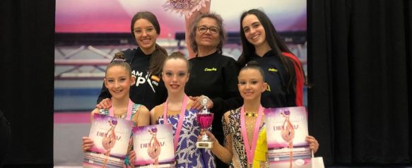 Oro para la gimnasta rondeña Lucía Alcalá en Utrecht, El Club AGRA se desplazó la semana pasada hasta Países Bajos para participar en la Eleganza Cup, 08 Mar 2023 - 11:16