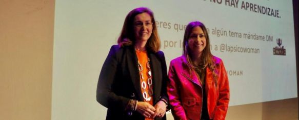 Cristina Durán e Isa Duque, Psico Woman, antes de comenzar la actividad // Ayuntamiento de Ronda