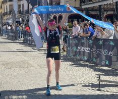 Isabel Acevedo coronó en trail femenino un podio íntegramente rondeño // Manolo Guerrero