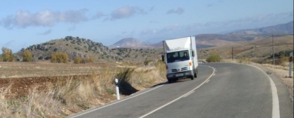 Fotografía de archivo de carretera entre Campillos y Ronda.  // CharryTV