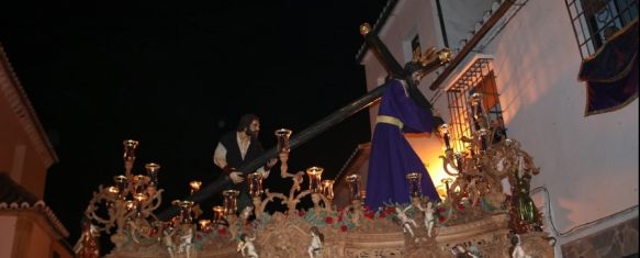 La noche del Jueves Santo se llena de emoción con el señor de Ronda, La Hermandad de Nuestro Padre Jesús Nazareno y Nuestra Señora de los Dolores llenaron de su morado característico las calles de la ciudad, 06 Apr 2023 - 23:18