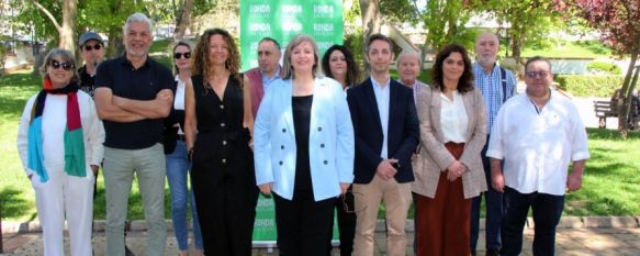 Isabel Barriga presenta la lista completa de Ronda 100x100 a las municipales, Sergio Rincón y Delphine Du Boys, números dos y tres de la candidatura con la que la formación independiente quiere “traer sentido común a la política”, 17 Apr 2023 - 11:25