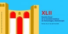 El cartel anunciador de las jornadas, con una representación del Puente Nuevo // Asociación Andaluza de Hematología y Hemoterapia