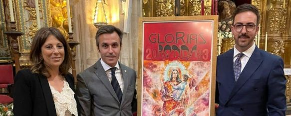 La Virgen de la Cabeza protagoniza el cartel de Glorias 2023, José Tomás Pérez, que realizó la obra anunciadora de las Fiestas de la Primavera de Sevilla de este año; firma el trabajo que ha presentado la Agrupación de Hermandades, 24 Apr 2023 - 15:51