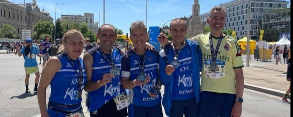 Importante representación del Club Kilómetro 1 en la maratón de Madrid, Los rondeños participaron en diferentes modalidades en la Zurich Rock’n’Roll Running Series, destacando el 30º puesto en la general de Gerardo Pérez Clotet , 26 Apr 2023 - 10:35