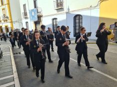 La Banda Municipal de Música Aureliano del Real, en la calle Armiñán. // CharryTV