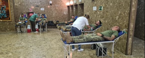 La Legión acoge una campaña de donación de sangre, Unos 300 legionarios han participado en una de las colectas que habitualmente se llevan a cabo en el cuartel, 22 Jun 2023 - 16:39