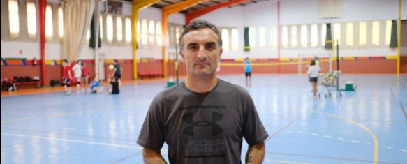 Bernardo Crespo, delegado de Deportes, en el polideportivo El Fuerte // Ayuntamiento de Ronda