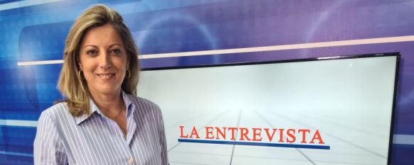 María del Carmen Martínez, en el programa de esta casa La Entrevista, con motivo de su designación como diputada provincial. // CharryTV