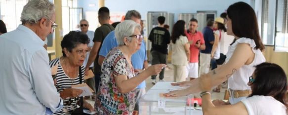 Elecciones Generales 23J: El Partido Popular gana en Ronda, pero el PSOE resiste , El PP ha sido la fuerza más votada con 7.278 votos; el PSOE ha obtenido 5.610; VOX, 2.965 y SUMAR, 1.691, 23 Jul 2023 - 21:48