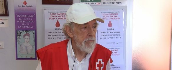 Antonio Lasanta, presidente de la asamblea local de Cruz Roja // CharryTV